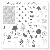 Pretty Little Holiday  (CjS C-33) - CJS Medium Stamping Plate